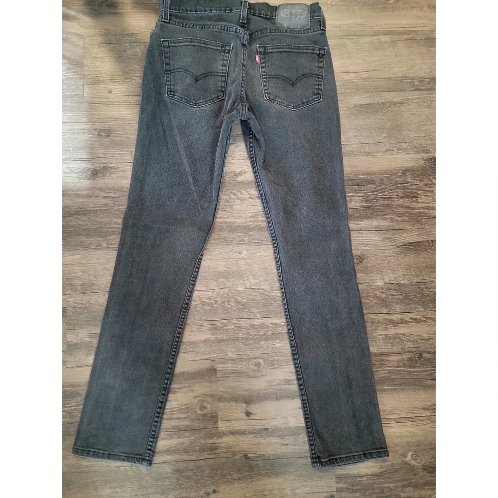 Levis 511 Slim Fit Jeans Mens 31x34 Charcoal Gray Denim